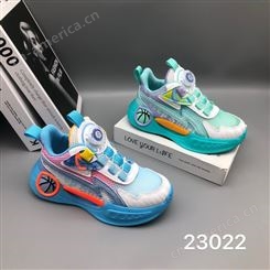 巴布豆男童鞋春季2023新款儿童运动鞋软底跑步男孩老爹鞋中大童潮