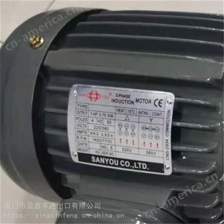 中国台湾UVS电动机马达HP-FA1 0.75KW